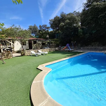 別荘 La Casita De Madera Sijuela *